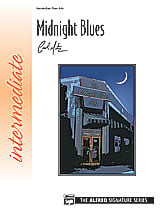 Midnight Blues piano sheet music cover Thumbnail